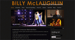 Desktop Screenshot of billymclaughlin.com