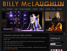 Tablet Screenshot of billymclaughlin.com
